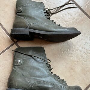 Lucky Brand grey ankle boots